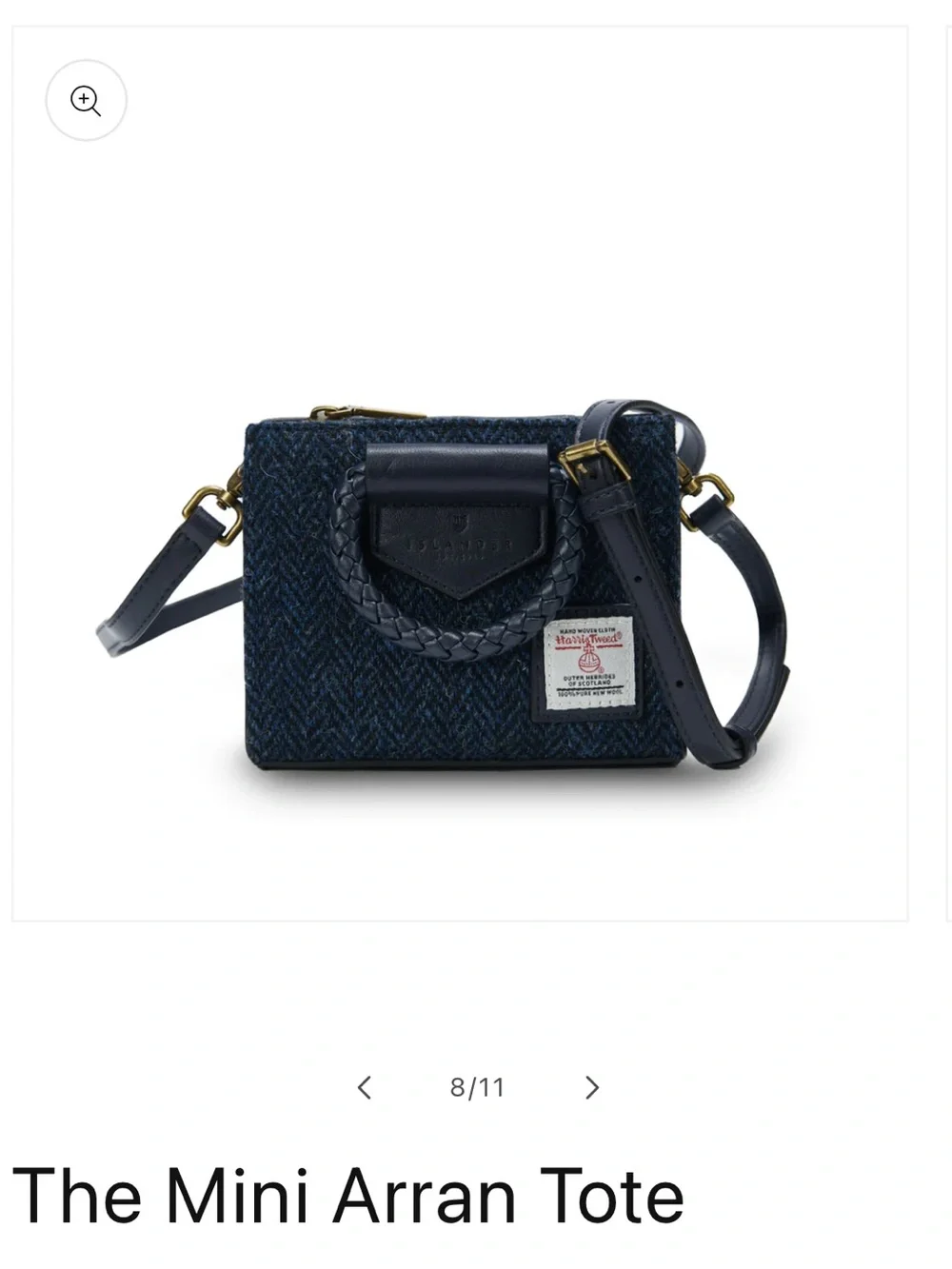 Islander mini Arran tote, black watch plaid - Picture 4 of 14